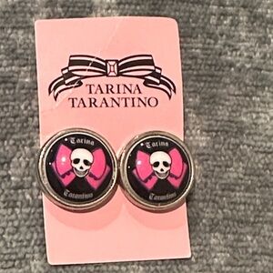 Tarina Tarantino Rare Button Post Earrings